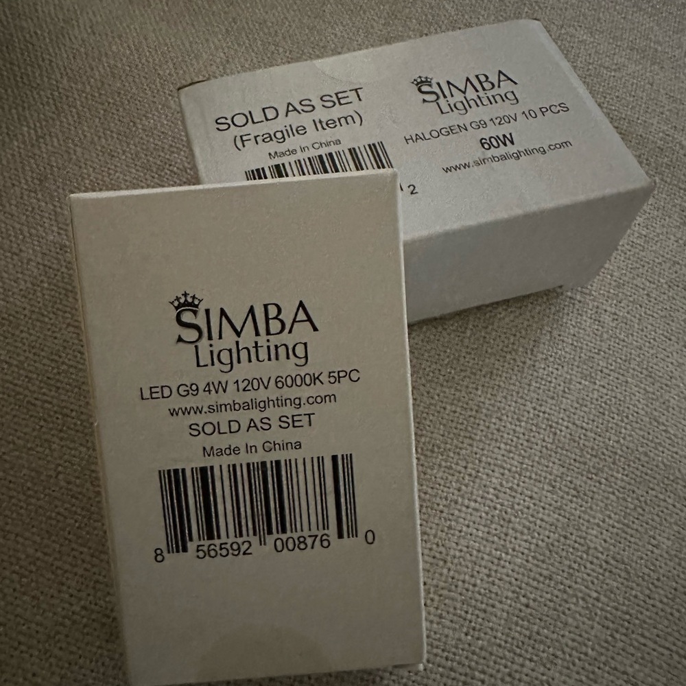 simba lighting g9 light bulbs